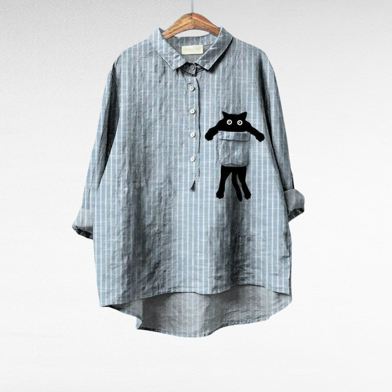 Capucine | Playful Striped Blouse