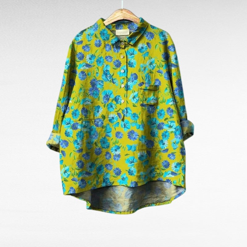 Axéllé | Luminous Floral Blouse
