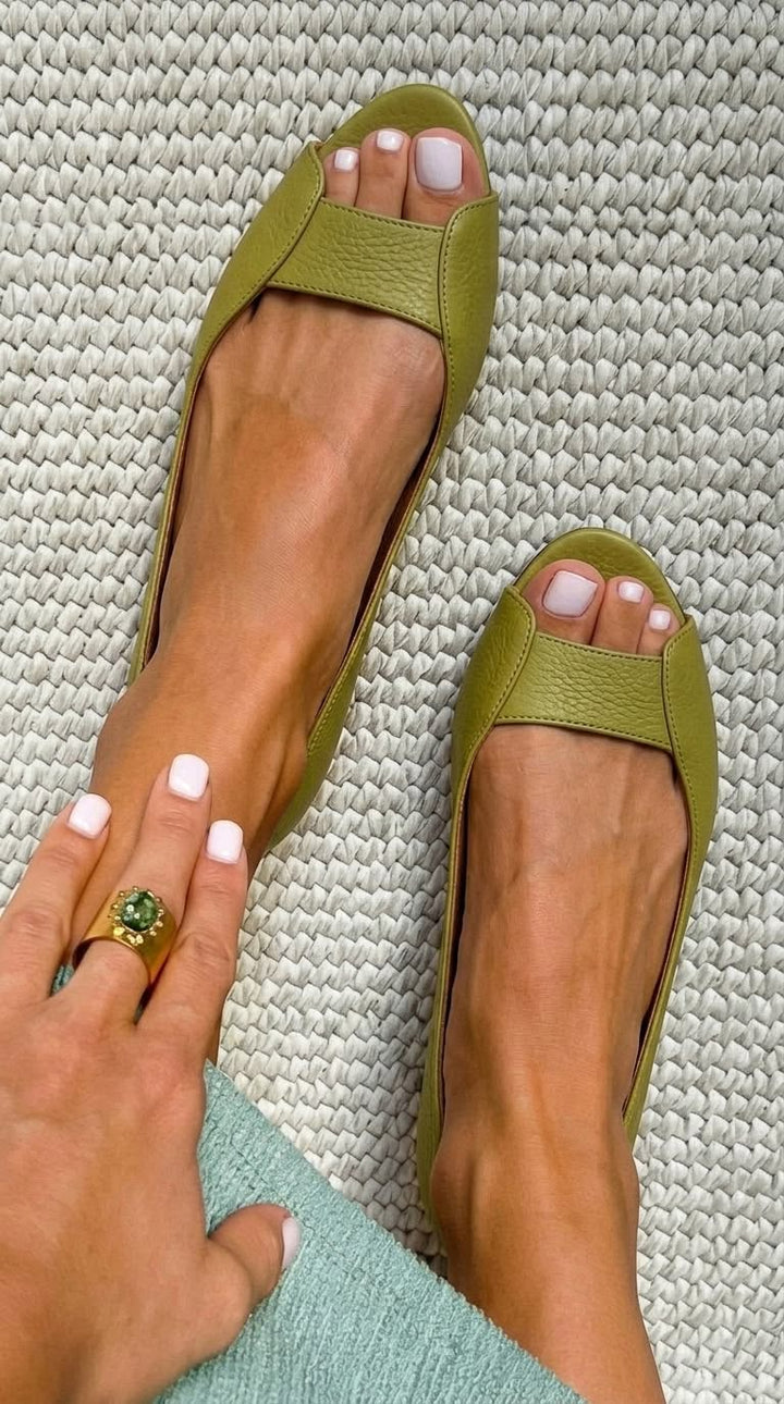 Adelina™ | Golden Comfort Flats