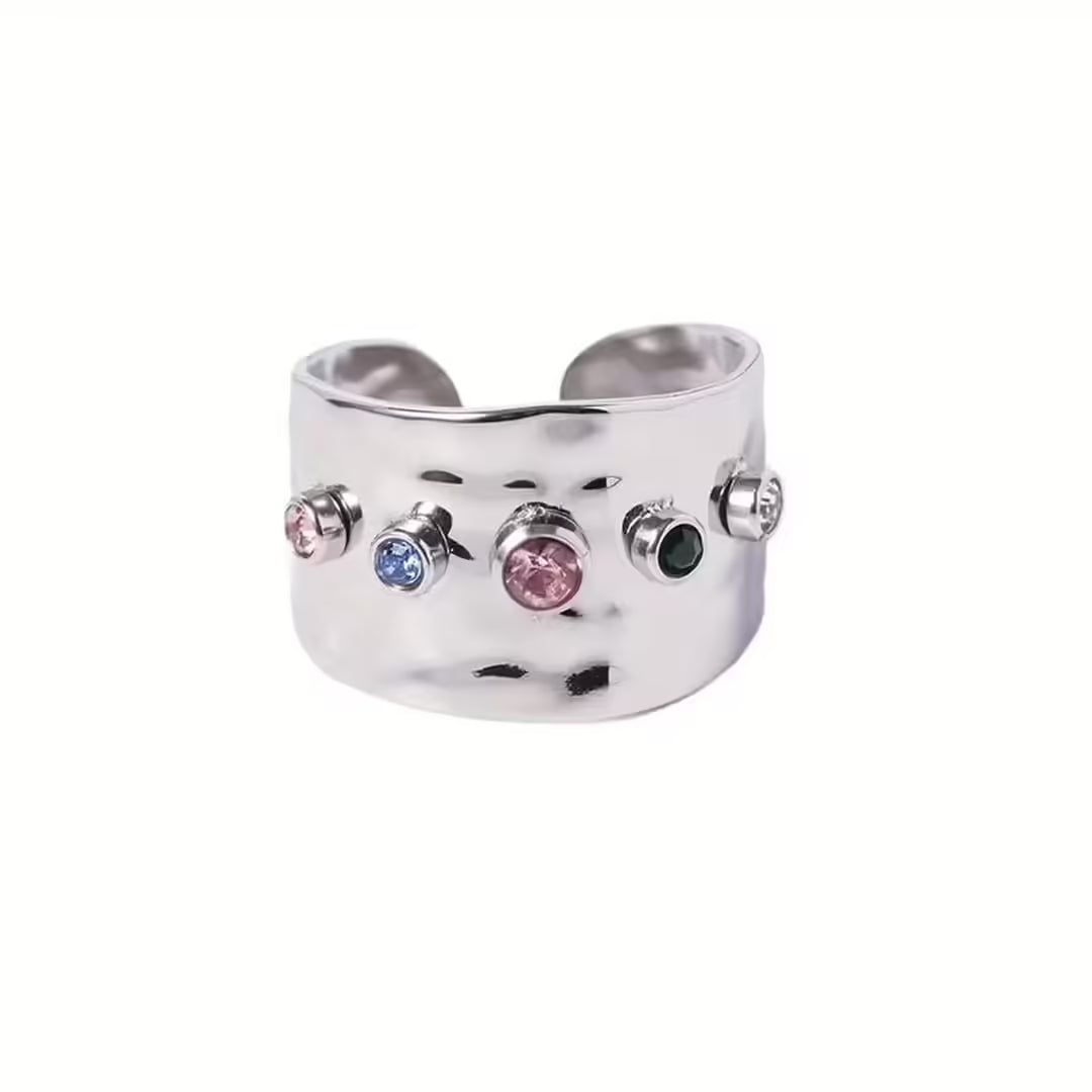 Vintage Gold Cubic Zirconia Ring