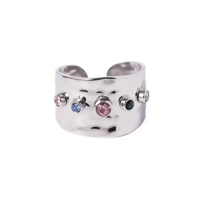 Vintage Gold Cubic Zirconia Ring