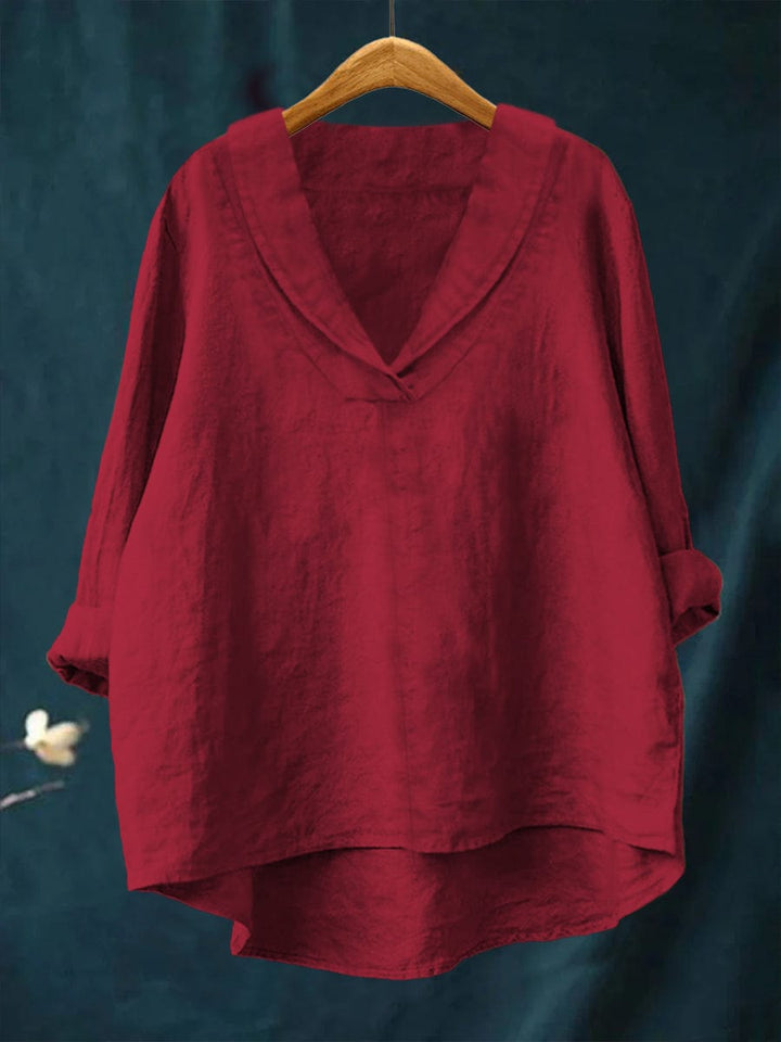 Hortense | Fluid V-neck Blouse
