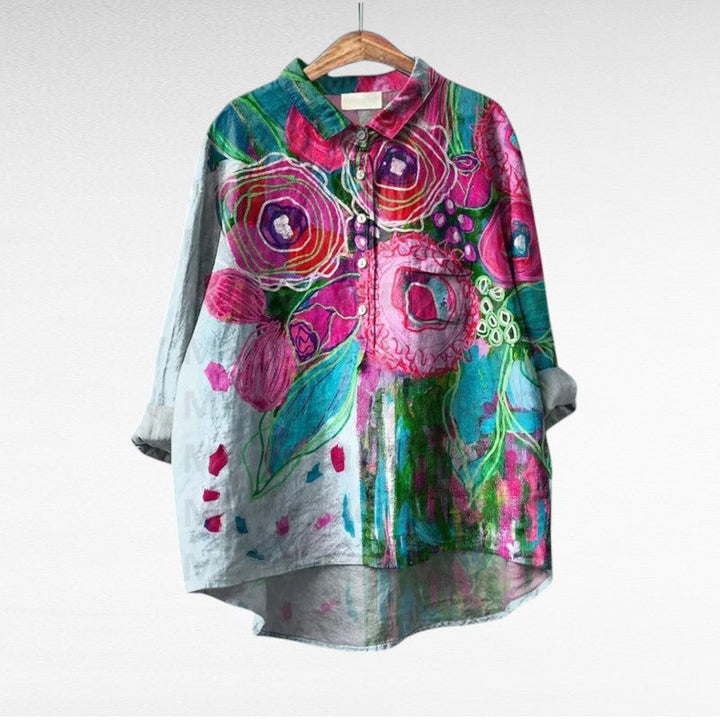 Esmée | Artistic Floral Blouse