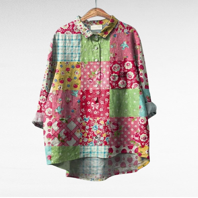 Esmée | Artistic Floral Blouse
