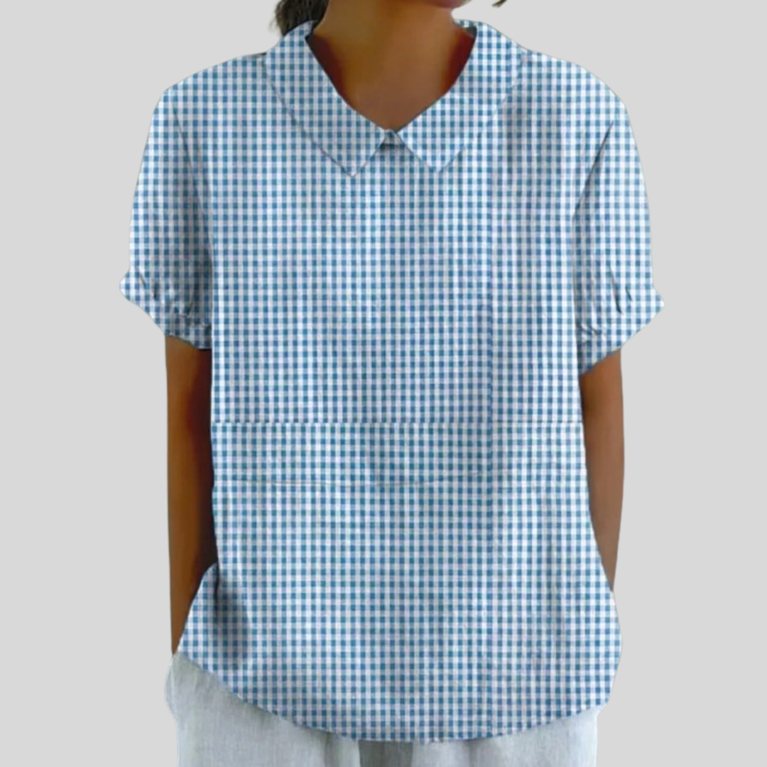 Adèle | Classic Check Blouse