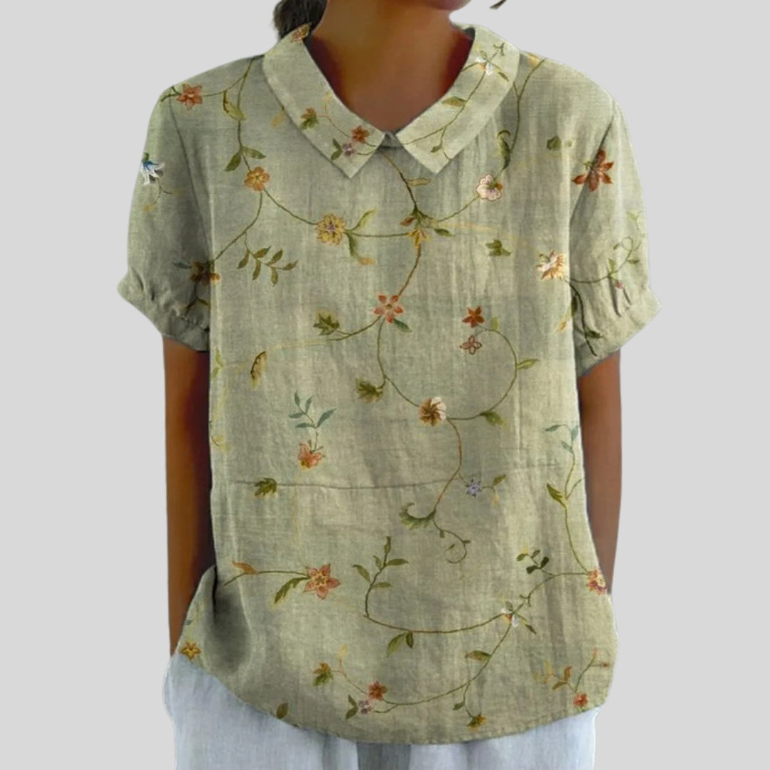 Isabelle | Pastoral Floral Blouse