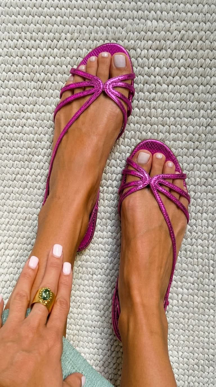 Ginevra™ | Golden Strap Sandals