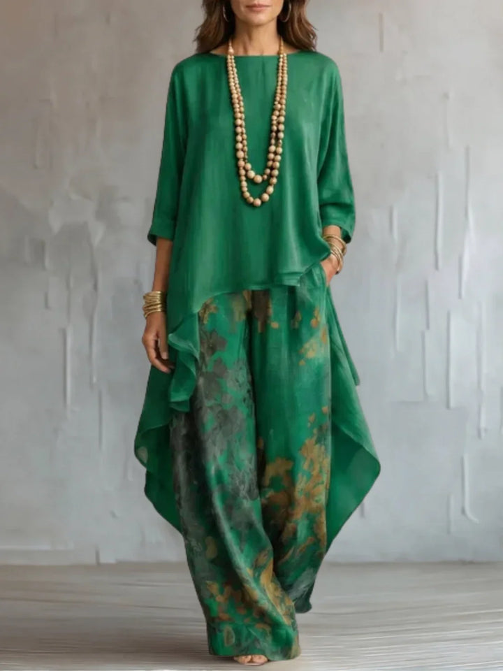Ginevra | Asymmetrical Fluid Floral Set