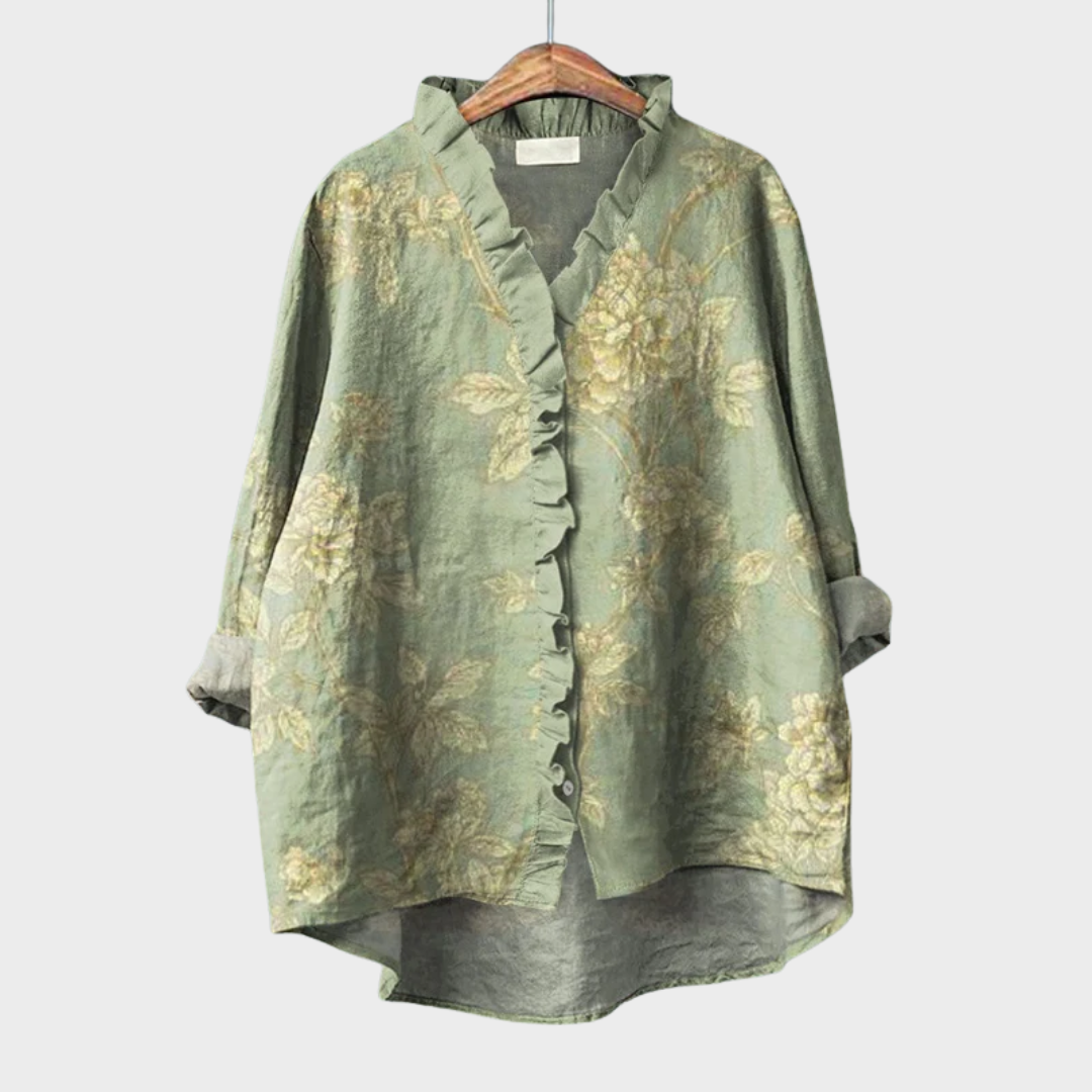 Léontine | Refined Ruffle Blouse