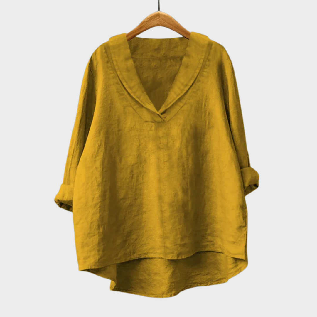 Hortense | Fluid V-neck Blouse