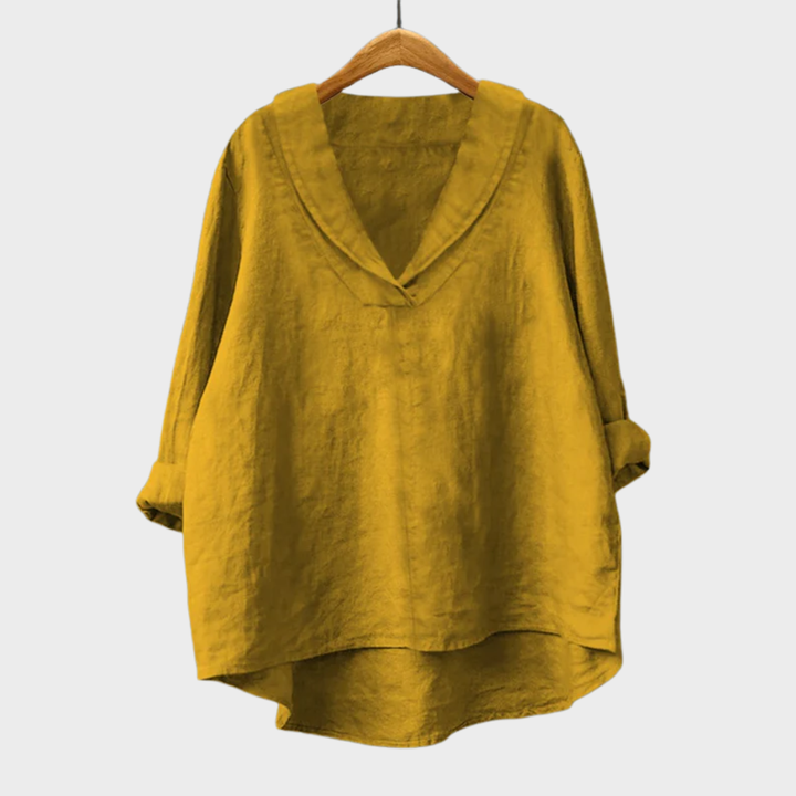 Hortense | Fluid V-neck Blouse