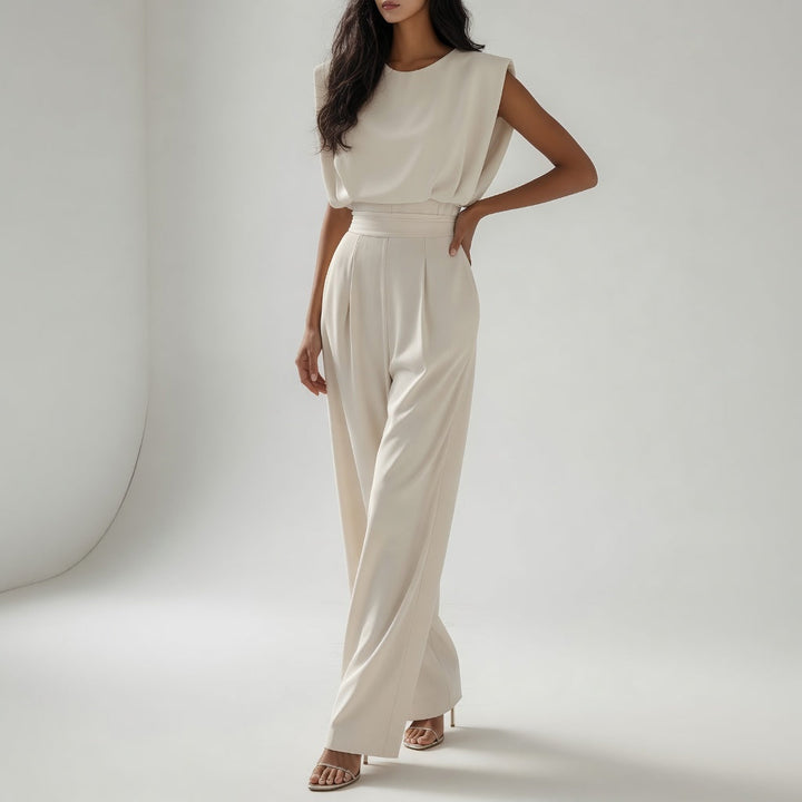 Gwenaëlle™ – Fluid Jumpsuit, Sleek Silhouette