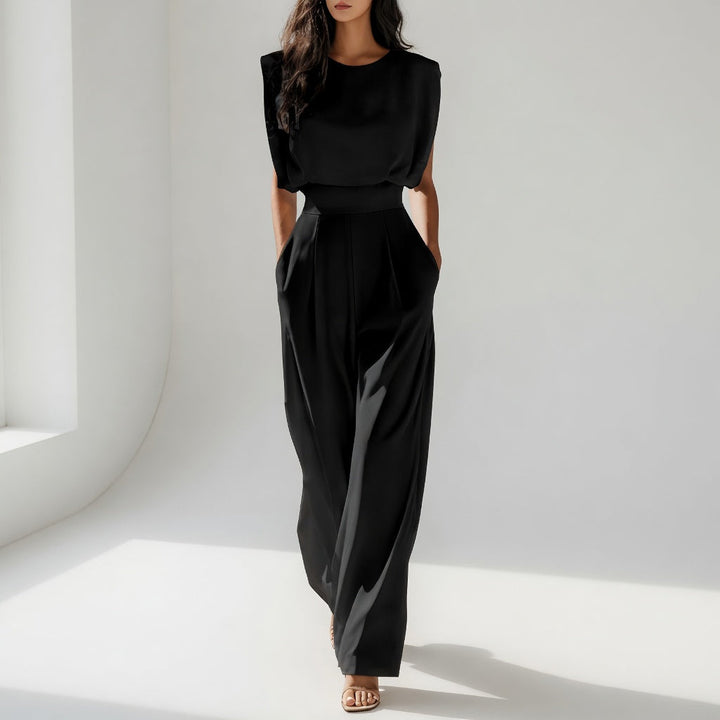Gwenaëlle™ – Fluid Jumpsuit, Sleek Silhouette