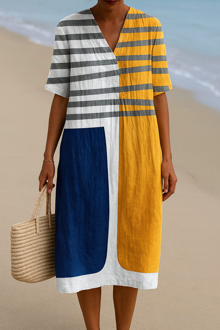 Aurélia - Color Block Dress