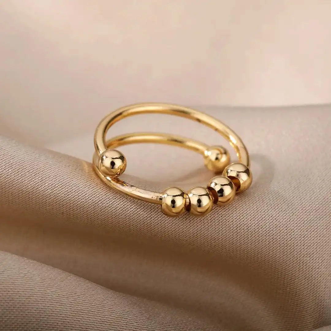 Anxiety and Anti Stress Beaded Ring