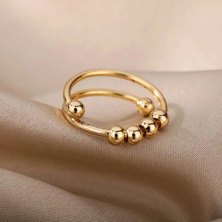 Anxiety and Anti Stress Beaded Ring