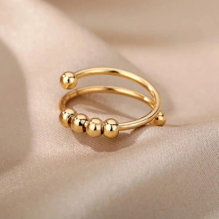 Anxiety and Anti Stress Beaded Ring