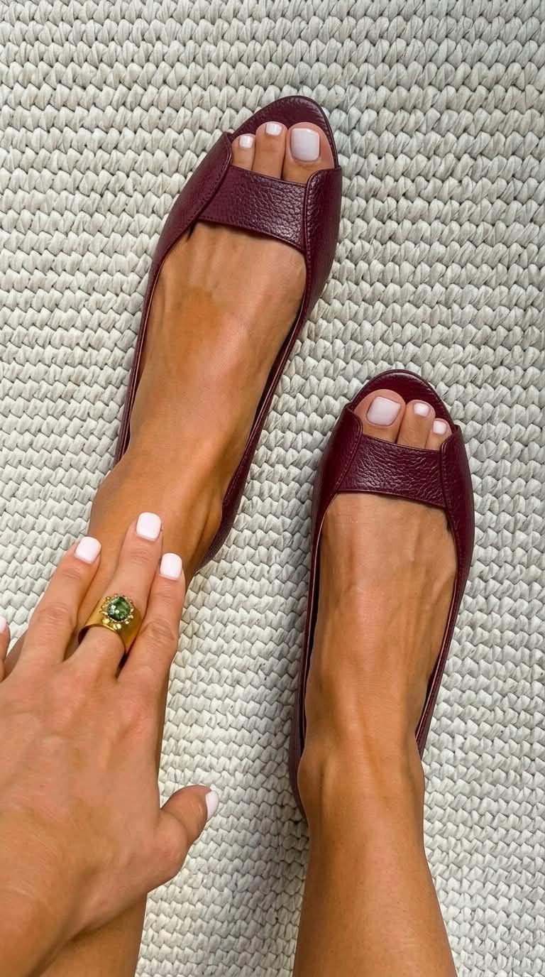 Adelina™ | Golden Comfort Flats