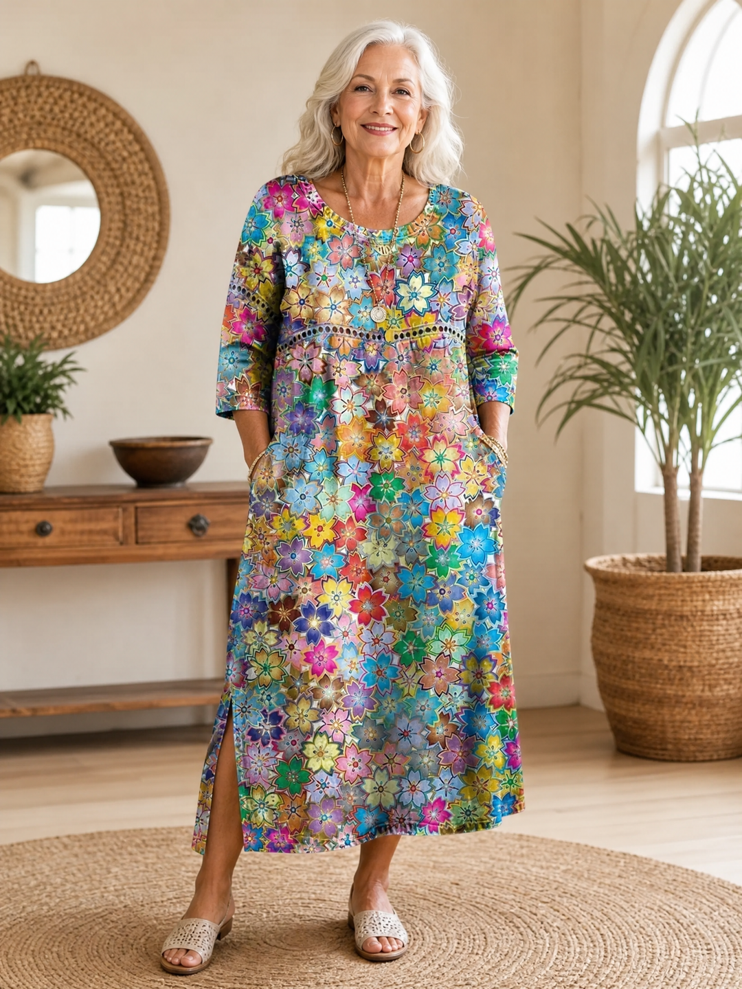 Isabel | Colorful Printed Dress