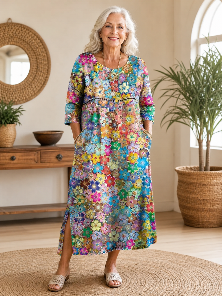 Isabel | Colorful Printed Dress
