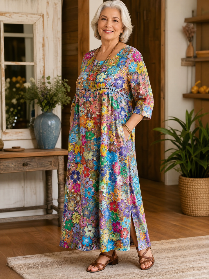 Isabel | Colorful Printed Dress