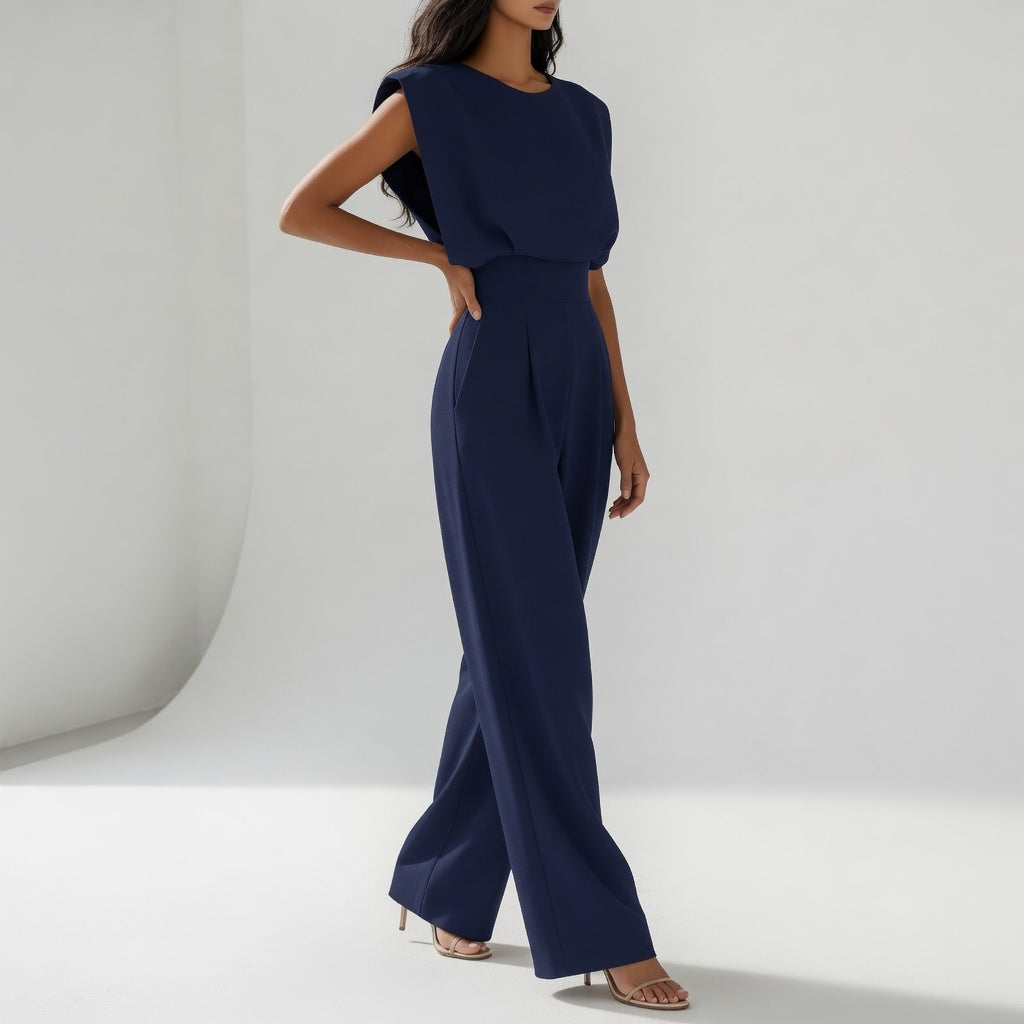 Gwenaëlle™ – Fluid Jumpsuit, Sleek Silhouette