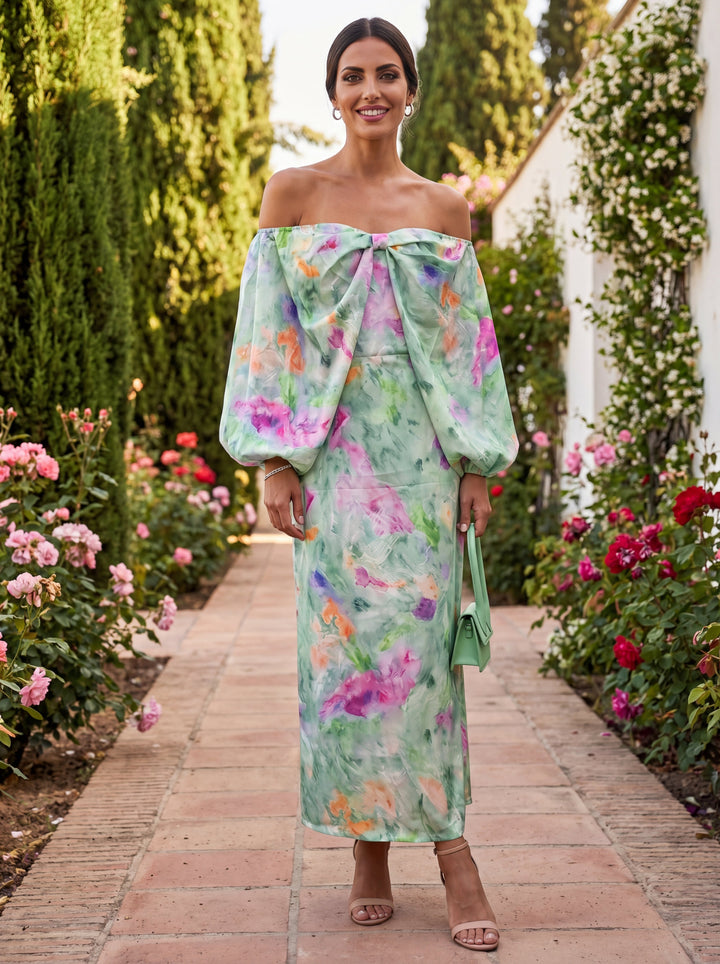Robe Élégante Lindaraja en Tissu Luxueux – Maison Claire et Sylvie