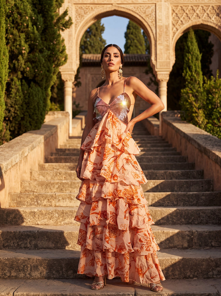 Robe Ibiza en Soie Élégante – Maison Claire et Sylvie