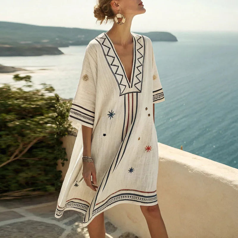 Naomi - Elegant and Versatile Beach Dress for Summer Days