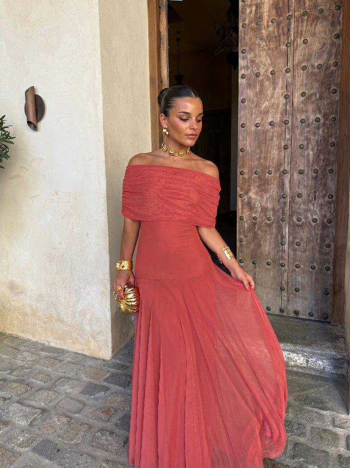 Robe Élégante Simba en Tulle de Soie - Maison Claire et Sylvie