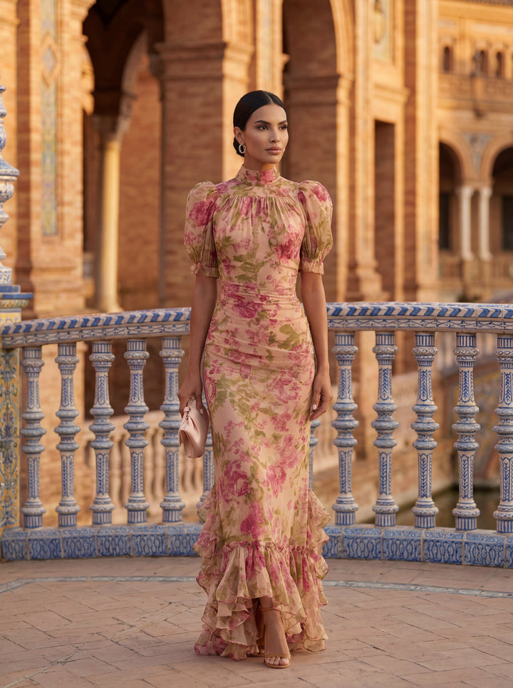 Robe Élégante Rosario en Soie – Maison Claire et Sylvie
