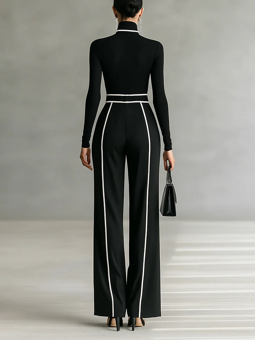 Vera™ | Set elegante con dettagli a contrasto