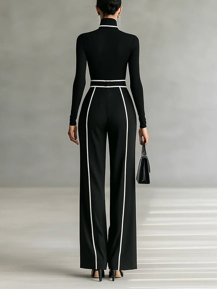 Vera™ | Set elegante con dettagli a contrasto