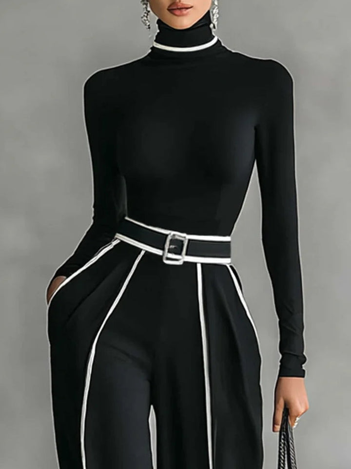 Vera™ | Set elegante con dettagli a contrasto