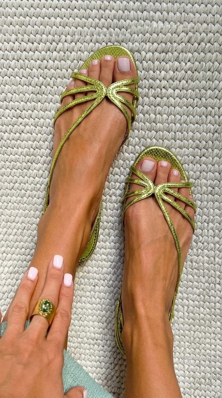 Ginevra™ | Golden Strap Sandals