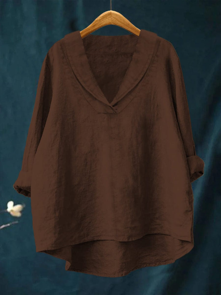 Hortense | Fluid V-neck Blouse