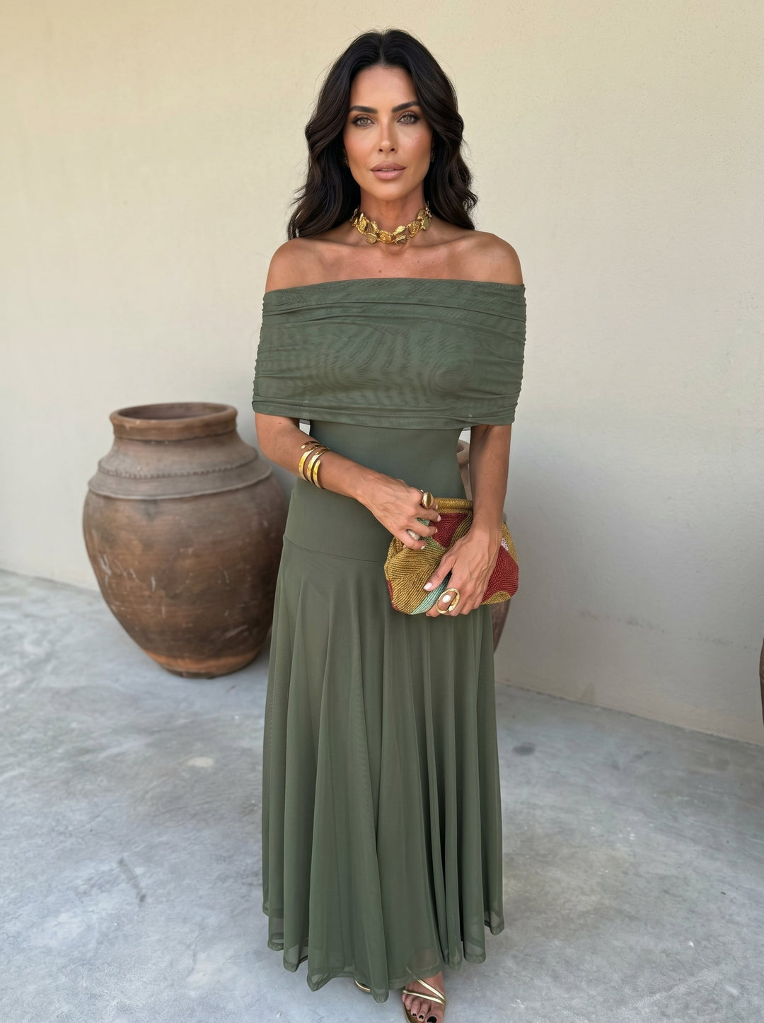 Robe Élégante Simba en Tulle de Soie - Maison Claire et Sylvie