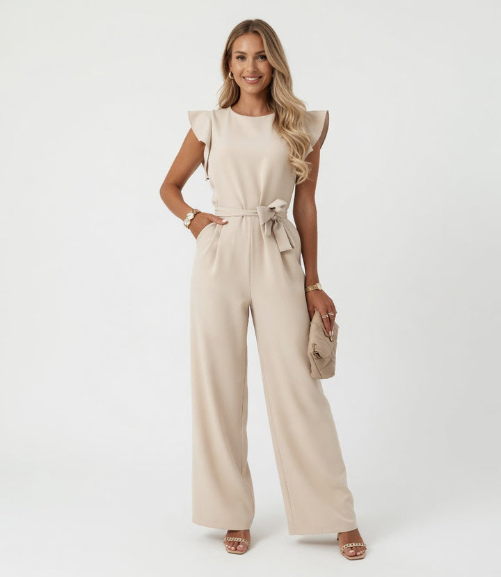 Nuria Jumpsuit with Adjustable Waist