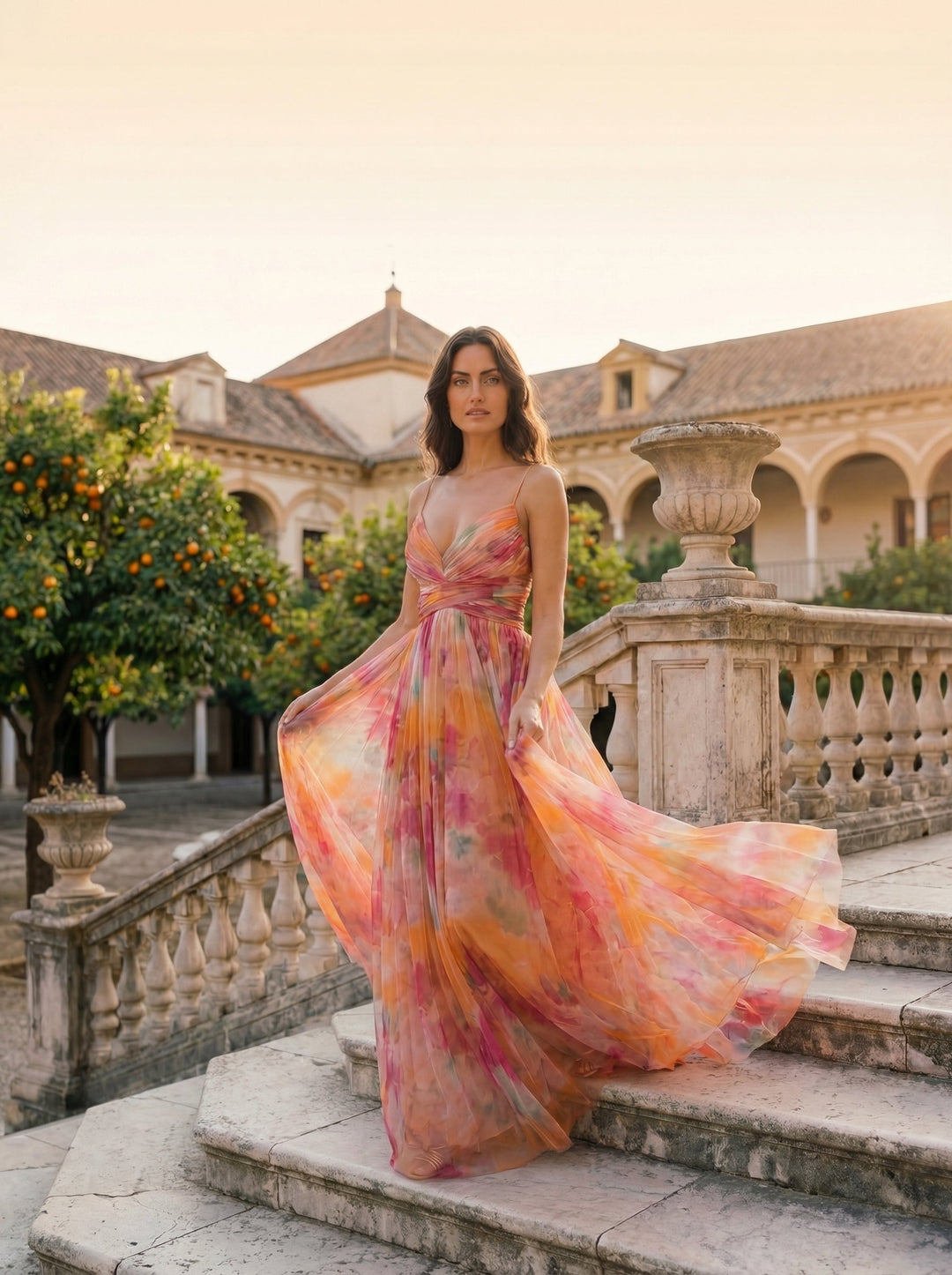 Robe Marbella en Soie Élégante – Maison Claire et Sylvie