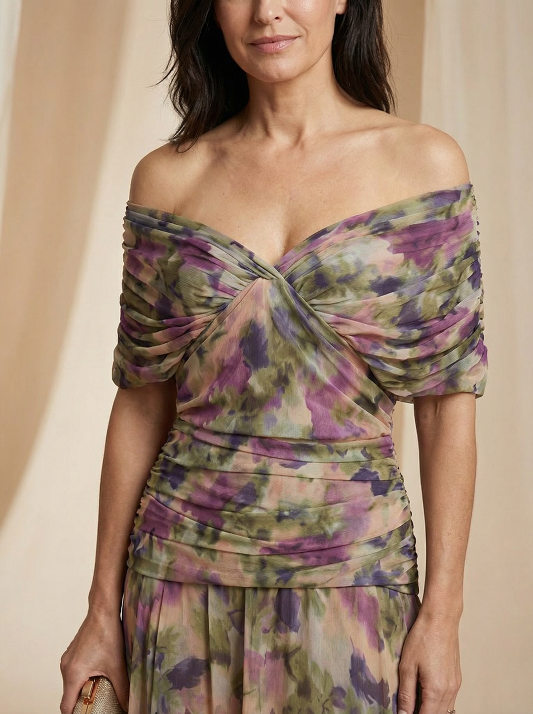 Robe Santana en Soie Élégante - Maison Claire et Sylvie