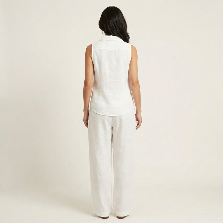 Twiila | Wrap-Top &amp; Wide-Leg Set