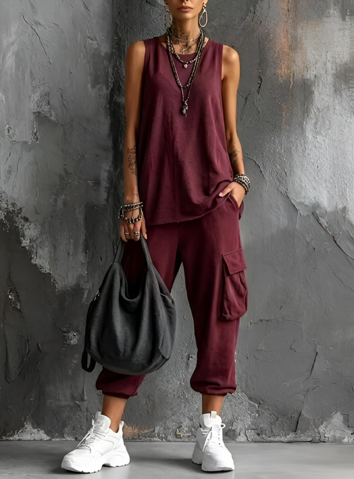Valentina | Soft Casual Set with Pockets