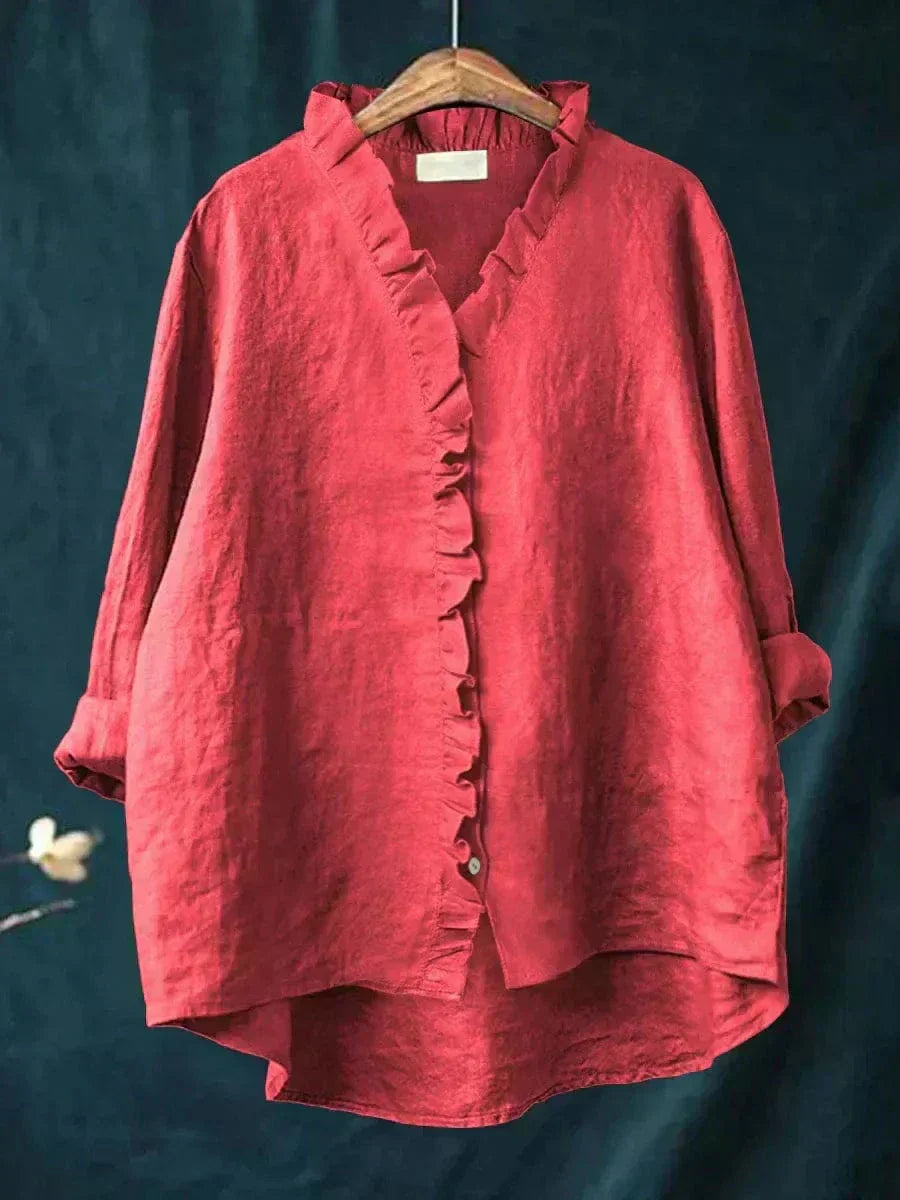 Célestine | Delicate Ruffle Blouse