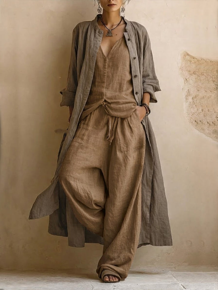 Valentina | Soft Suit with Overcoat