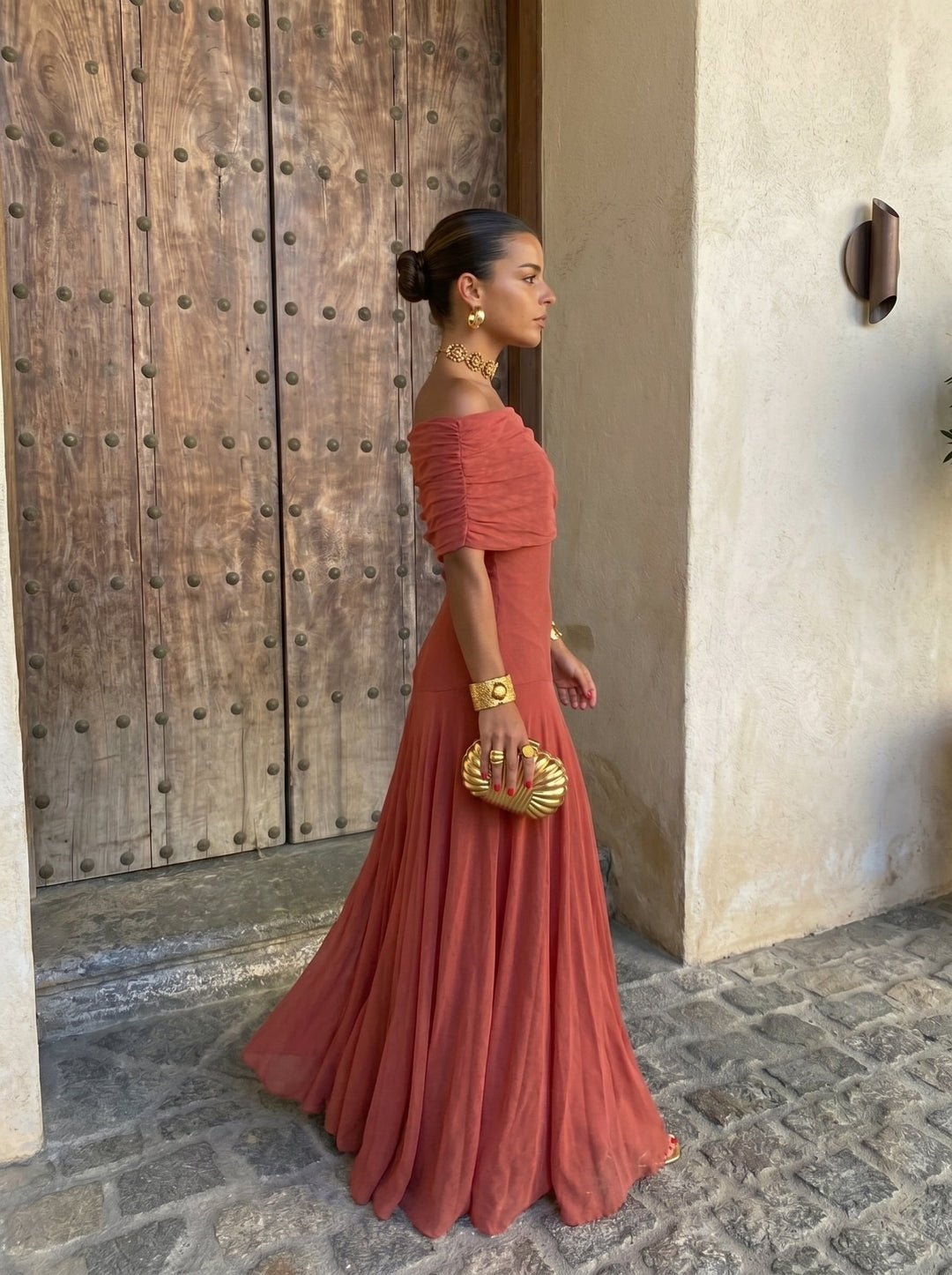Robe Élégante Simba en Tulle de Soie - Maison Claire et Sylvie